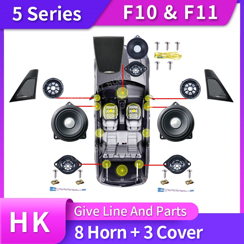 HK BMW F10 F11 5 Series Speaker Kits | High Quality Audio Upgrade