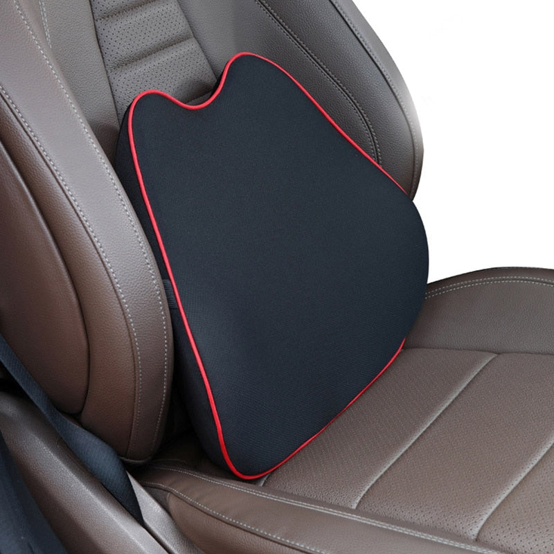 Cotton Breathable Car Neck & Back Rest Pillows | Ultimate Comfort