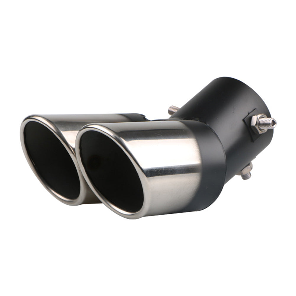 Stainless Steel Double Exhaust Tip | Dual Design for Enhanced Style