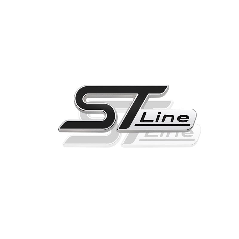 D ST Line Grille Emblem | Rear Trunk Car Badge