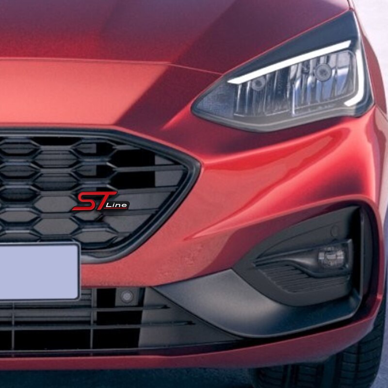 D ST Line Grille Emblem | Rear Trunk Car Badge