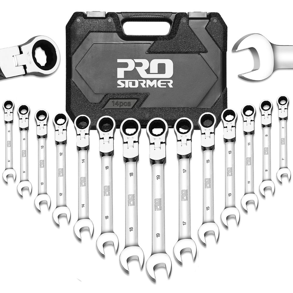 PROSTORMER 14PCS Multitool Set | Wrench & Ratchet Spanner Kit