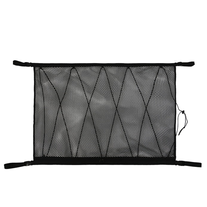 Car Ceiling Cargo Net with Zipper – Universal Roof Storage Organizer