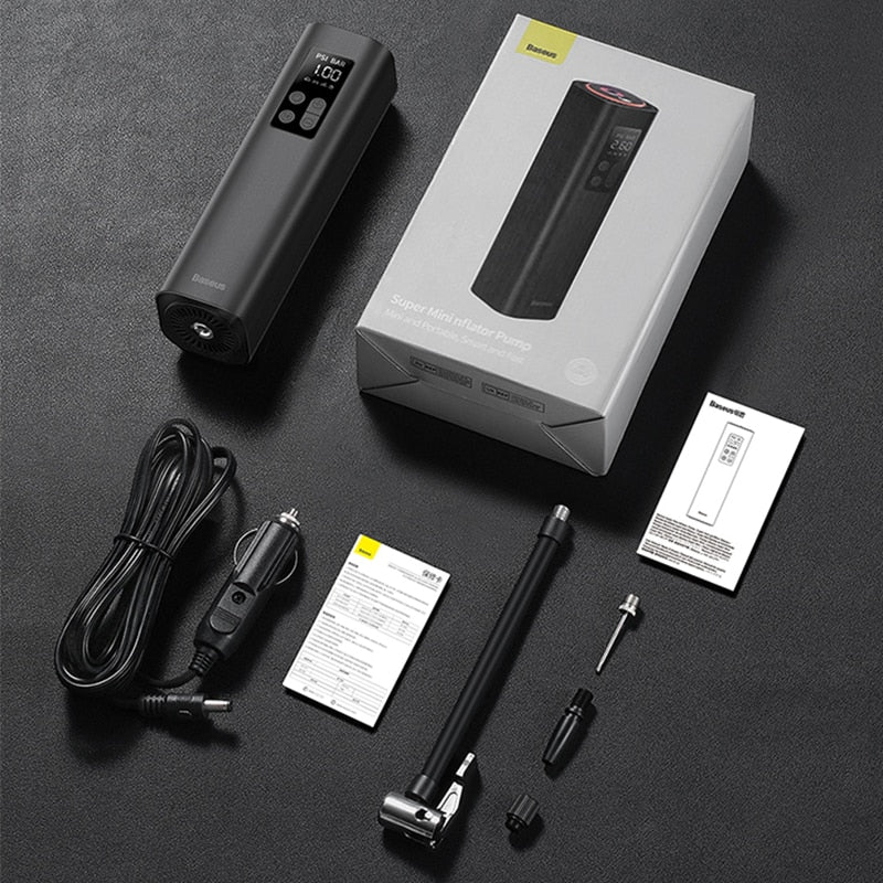 Baseus 12V Portable Digital Tyre Inflator Pump