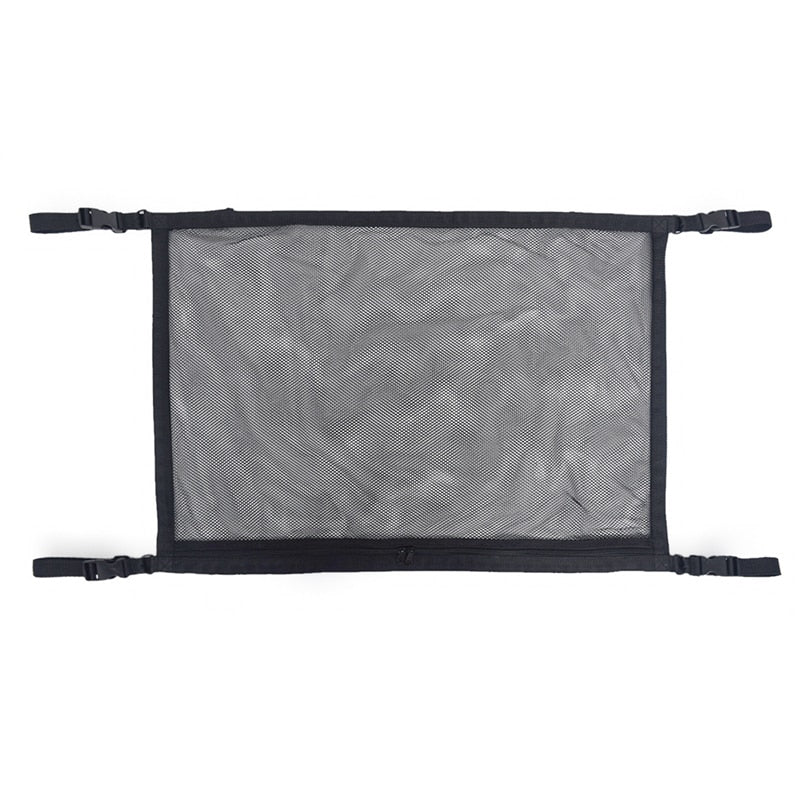 Car Ceiling Cargo Net with Zipper – Universal Roof Storage Organizer