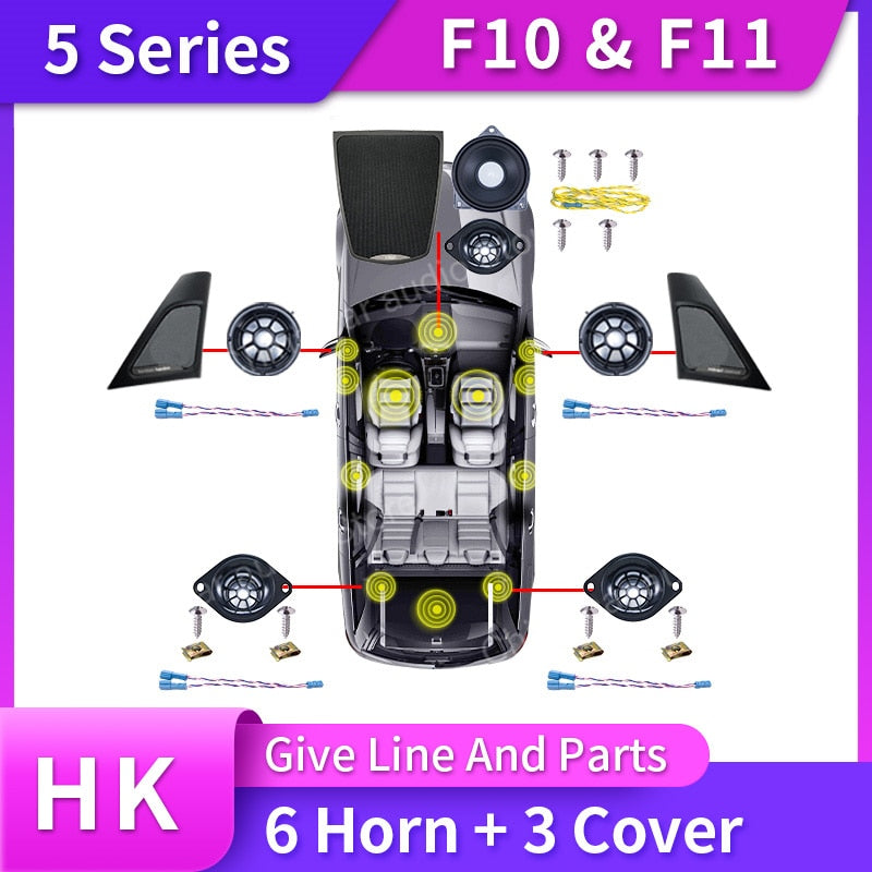 HK BMW F10 F11 5 Series Speaker Kits | High Quality Audio Upgrade