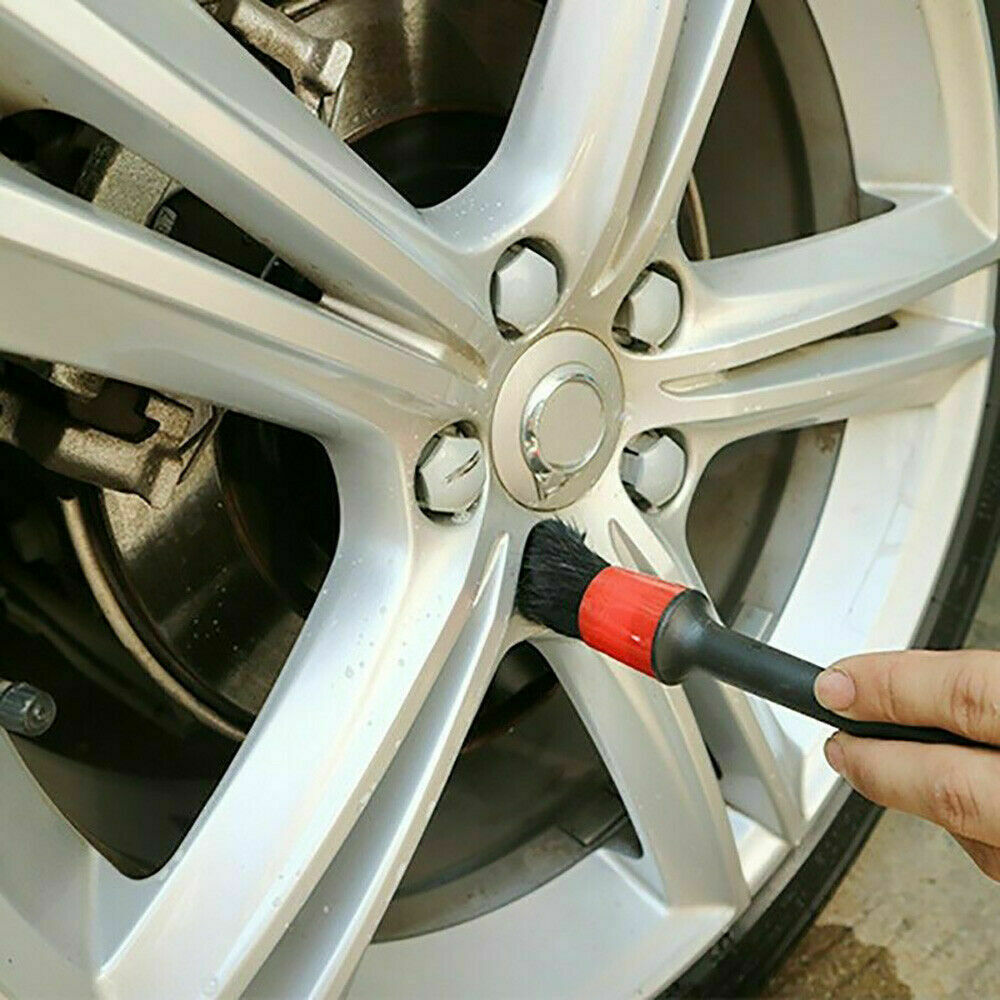 5-Piece Car Detailing Brush Set for Automotive Cleaning