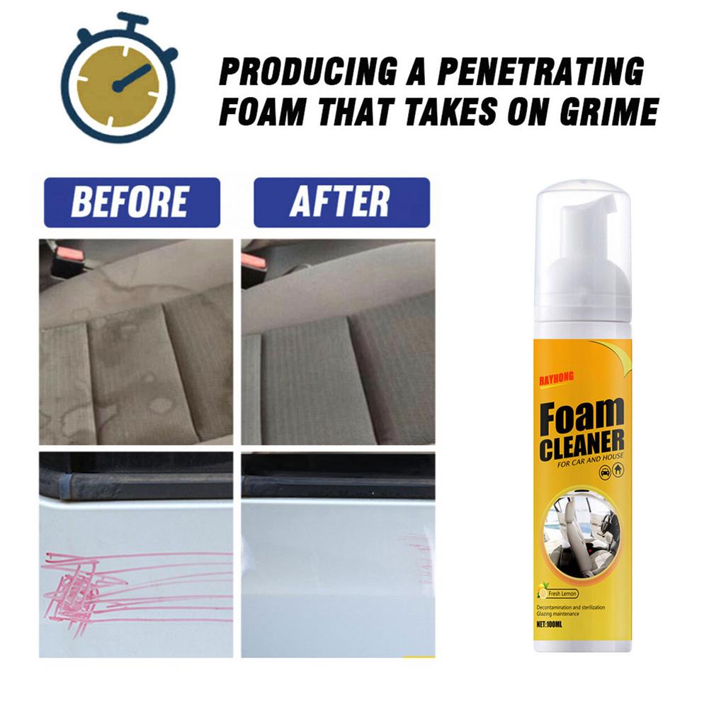 Multi-Purpose Foam Cleaner Spray | Car Interior Foam Spray