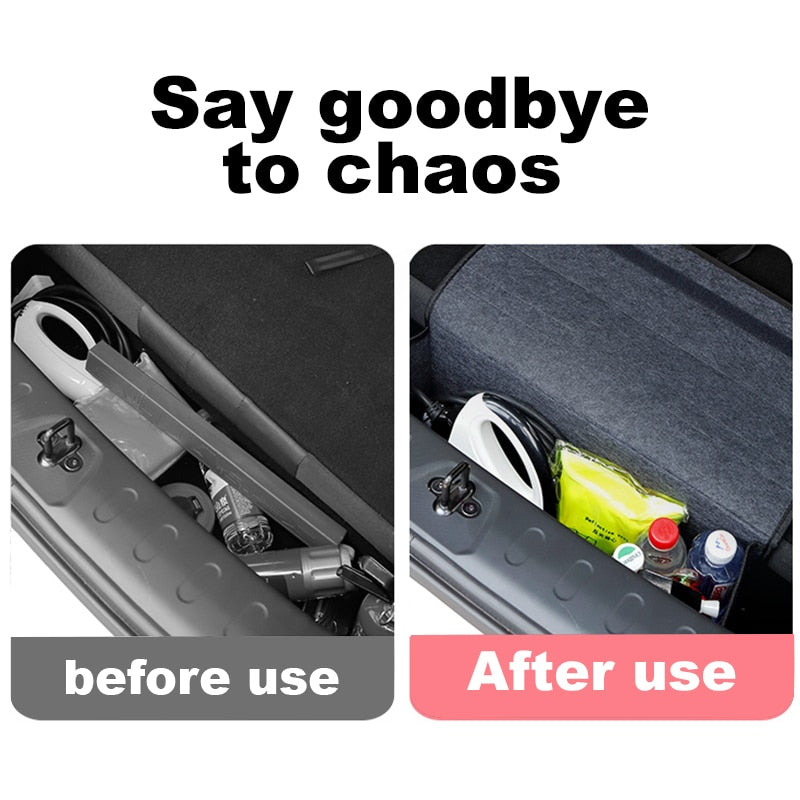 Grey Large Anti-Slip Car Trunk Organiser | Tool Bag Case