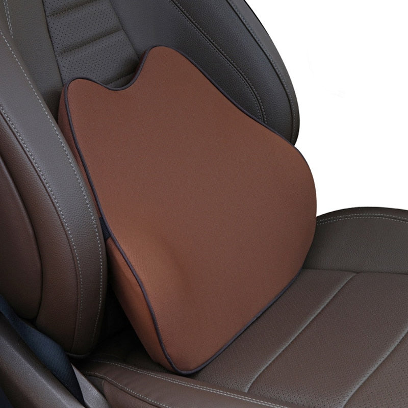 Cotton Breathable Car Neck & Back Rest Pillows | Ultimate Comfort
