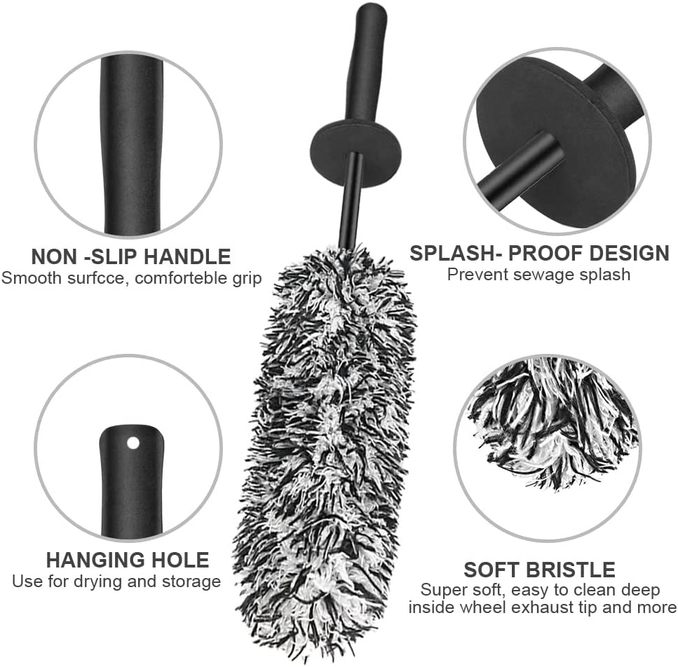 Microfiber Alloy Wheel Cleaning Brush | Gentle and Effective