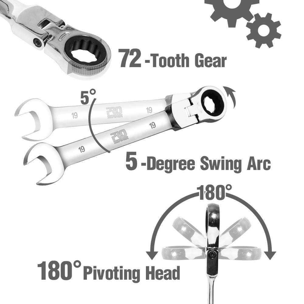 PROSTORMER 14PCS Multitool Set | Wrench & Ratchet Spanner Kit