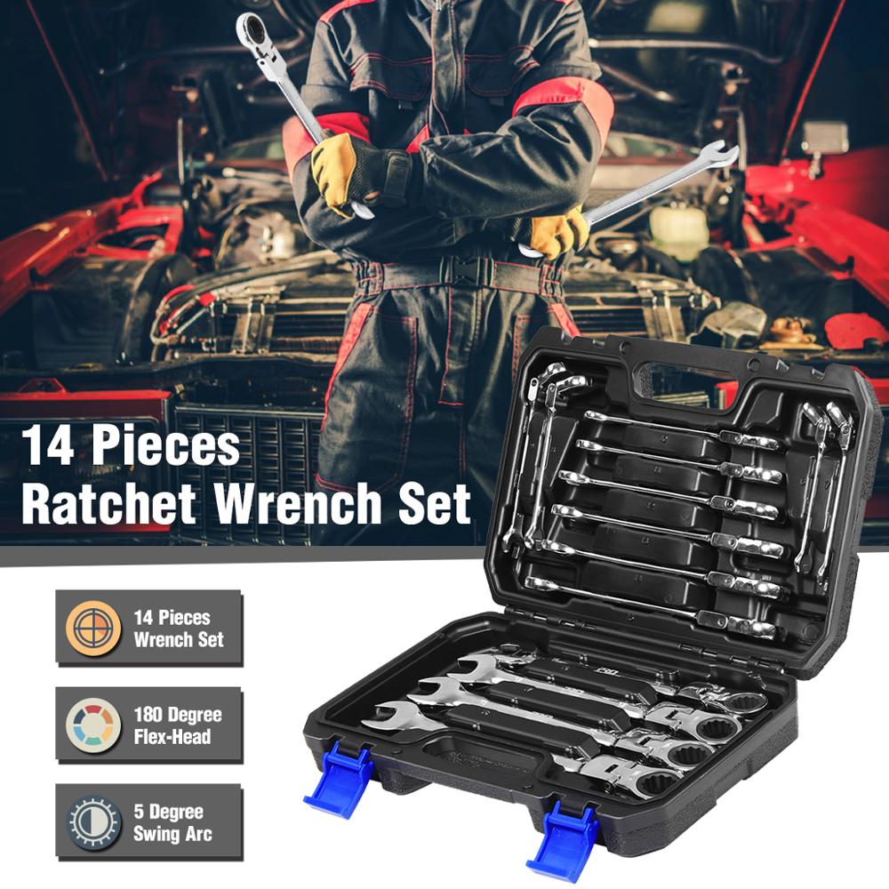PROSTORMER 14PCS Multitool Set | Wrench & Ratchet Spanner Kit