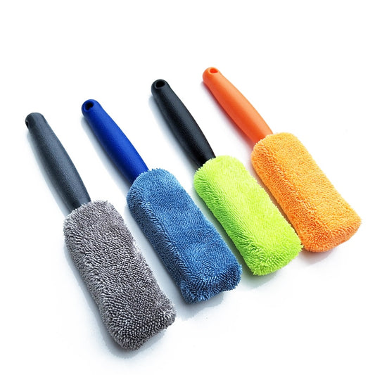 Microfiber Solid Colour Wheel Washing Brushes