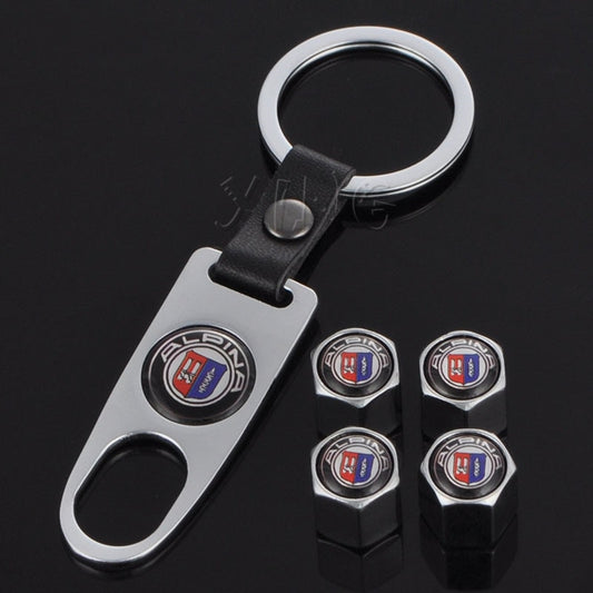 Aluminium Alpina BMW Style Tire Valve Dust Caps