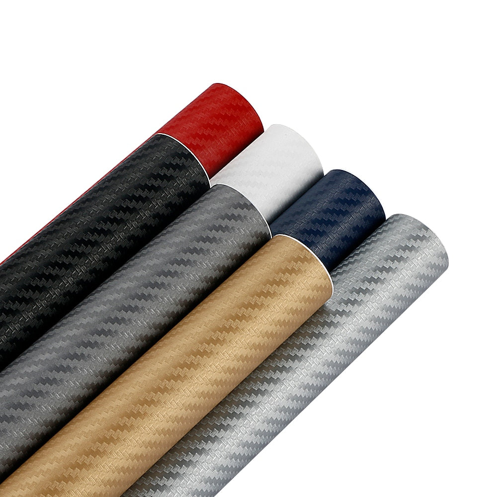 Carbon Fibre Vinyl Wrap Roll | Self-Adhesive Sticker for Cars