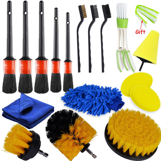 Full 18 Piece Car Detailing Kit | Complete Cleaning Set