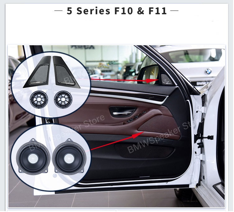 HK BMW F10 F11 5 Series Speaker Kits | High Quality Audio Upgrade
