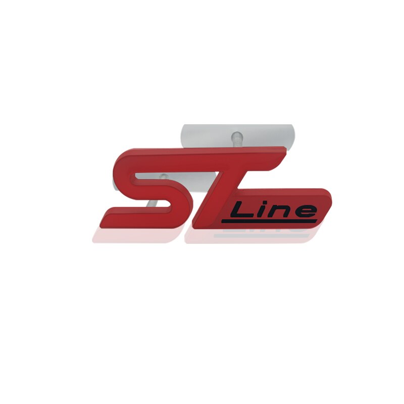 D ST Line Grille Emblem | Rear Trunk Car Badge