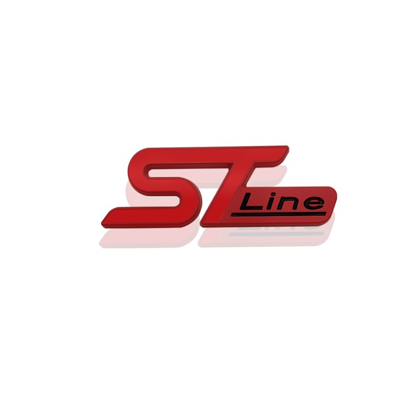 D ST Line Grille Emblem | Rear Trunk Car Badge