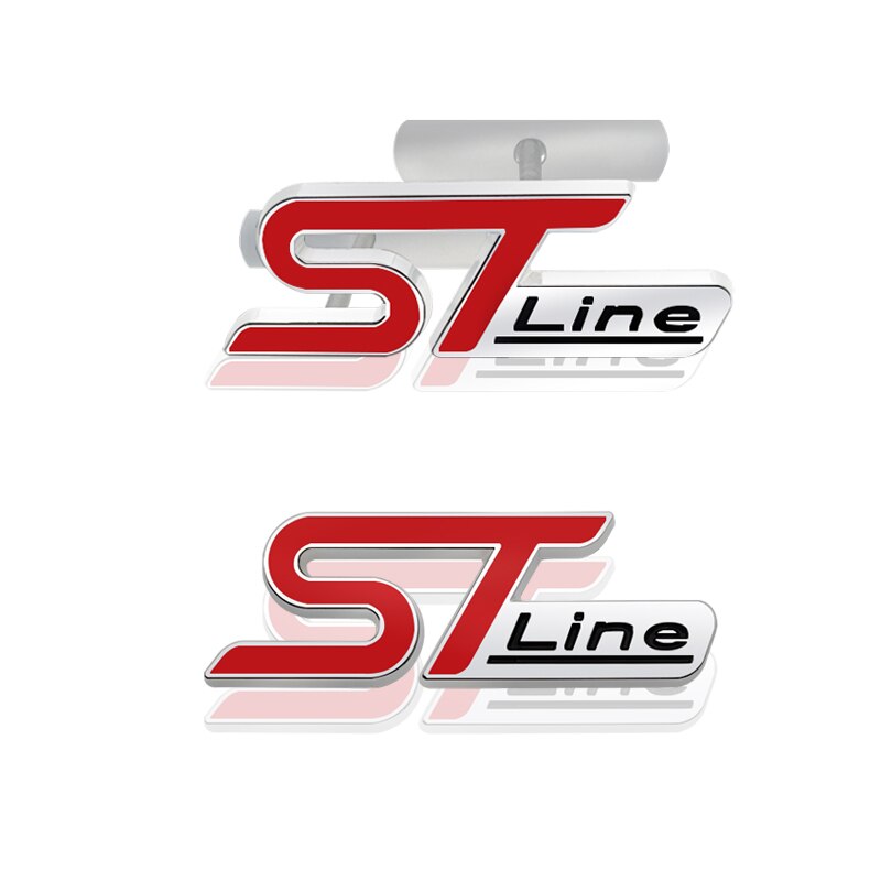 D ST Line Grille Emblem | Rear Trunk Car Badge