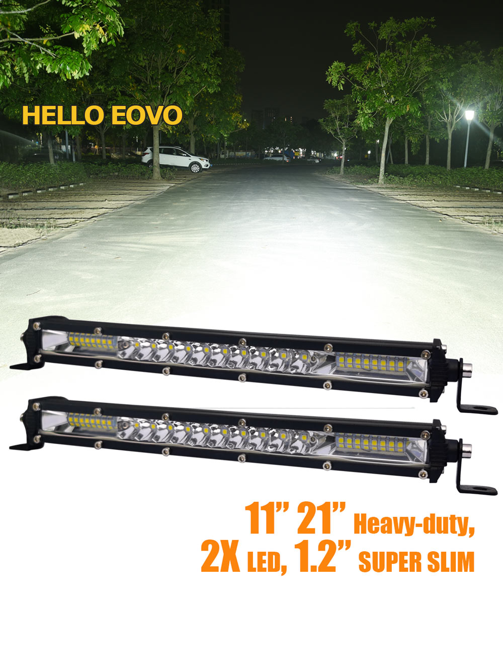 Slim LED Light Bar 11/21 Inch | 4X4 Offroad Exterior Lighting