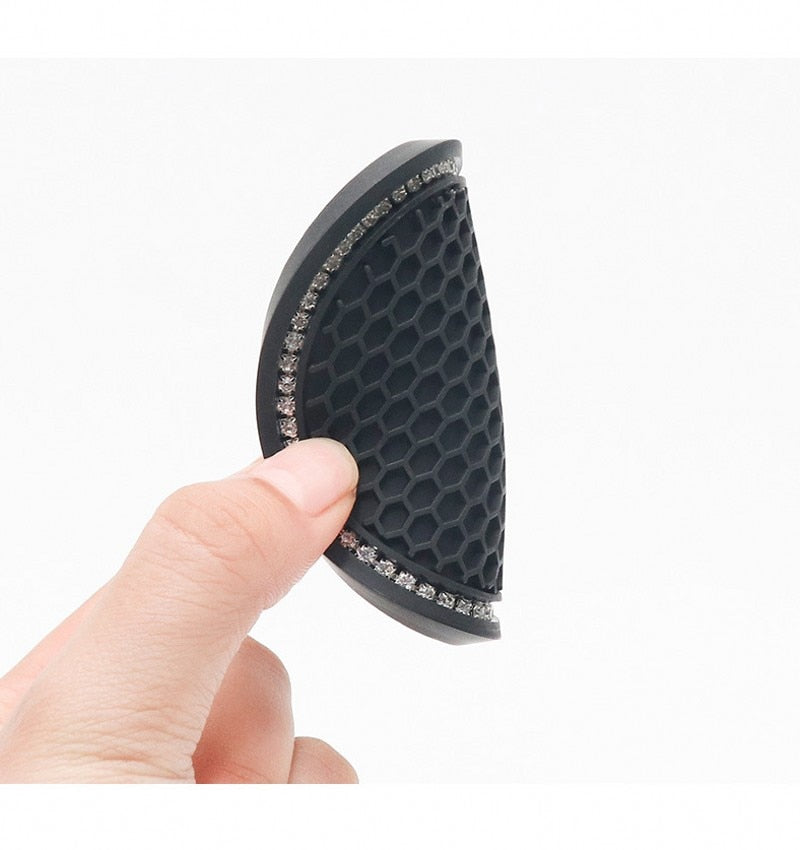 Anti-Slip Rhinestone Cup Coasters for Vehicles