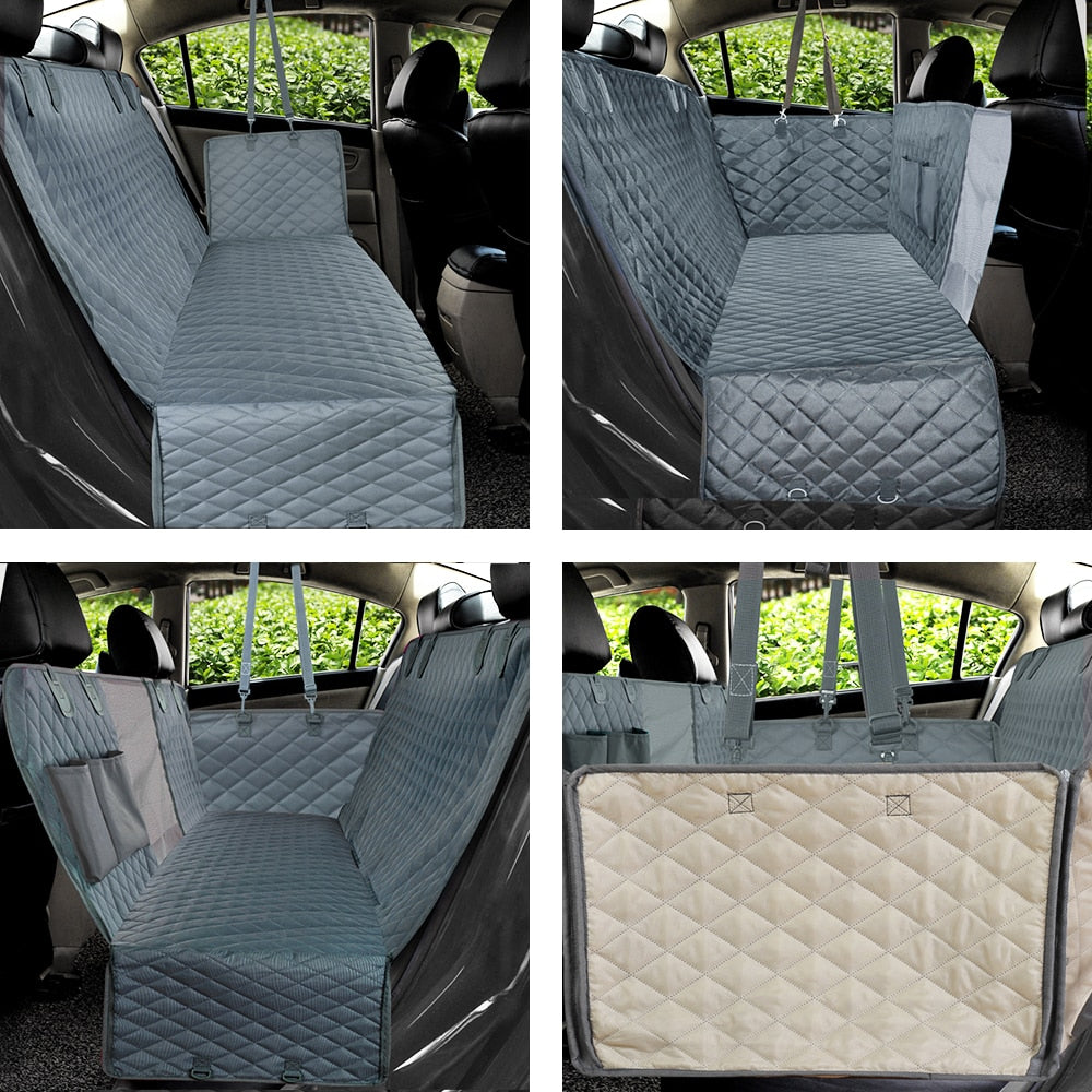 Waterproof Pet Car Seat Cover | Dog Car Hammock for Travel