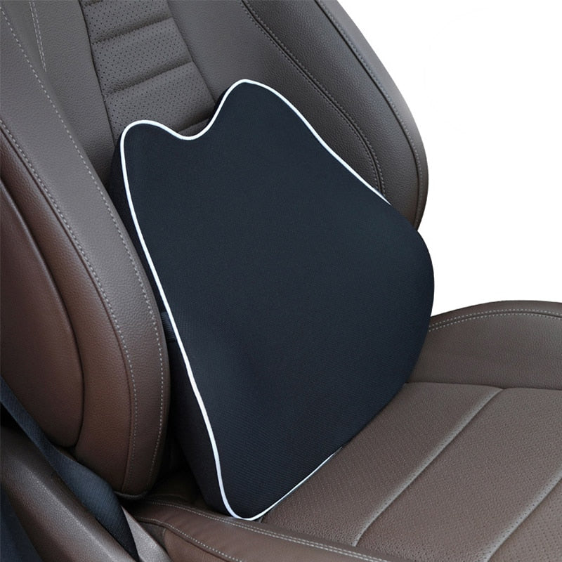 Cotton Breathable Car Neck & Back Rest Pillows | Ultimate Comfort
