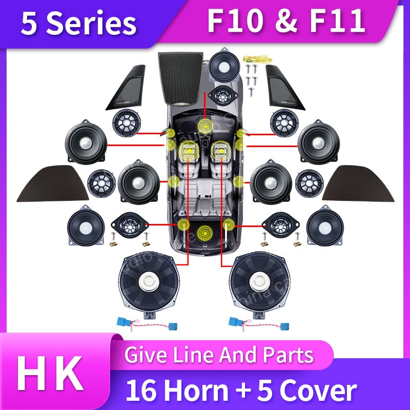 HK BMW F10 F11 5 Series Speaker Kits | High Quality Audio Upgrade