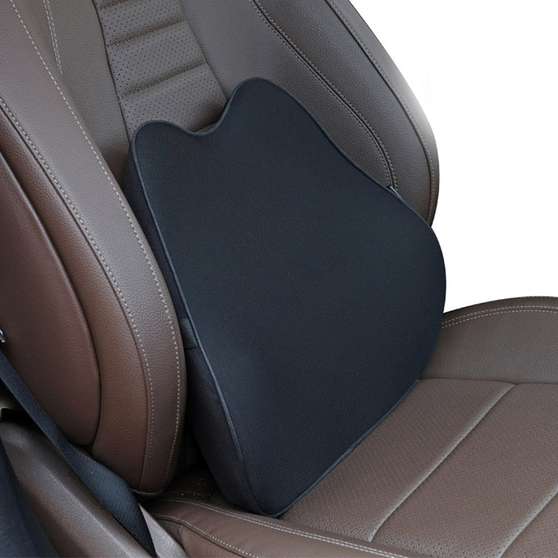 Cotton Breathable Car Neck & Back Rest Pillows | Ultimate Comfort