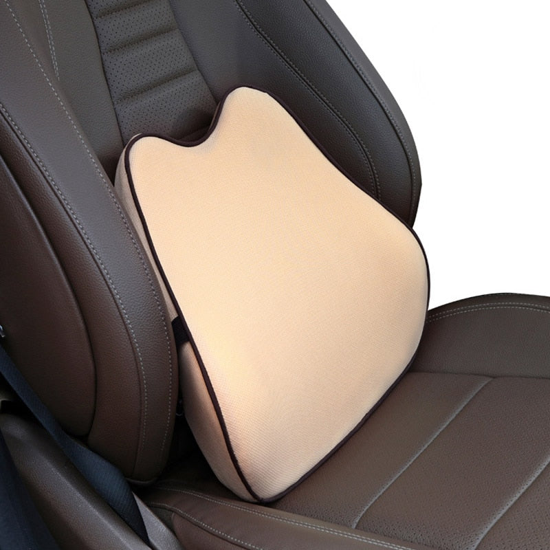 Cotton Breathable Car Neck & Back Rest Pillows | Ultimate Comfort