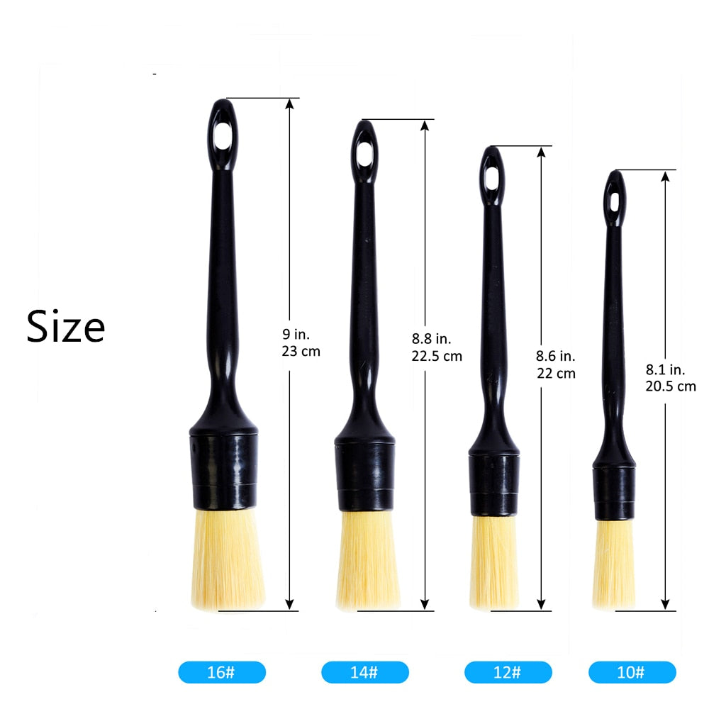 Ultra Soft Car Detailing Brush – Boar's Hair Bristles