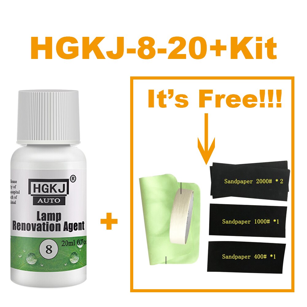 Lamp Renovation Agent | Headlight Polish Restoration Kit