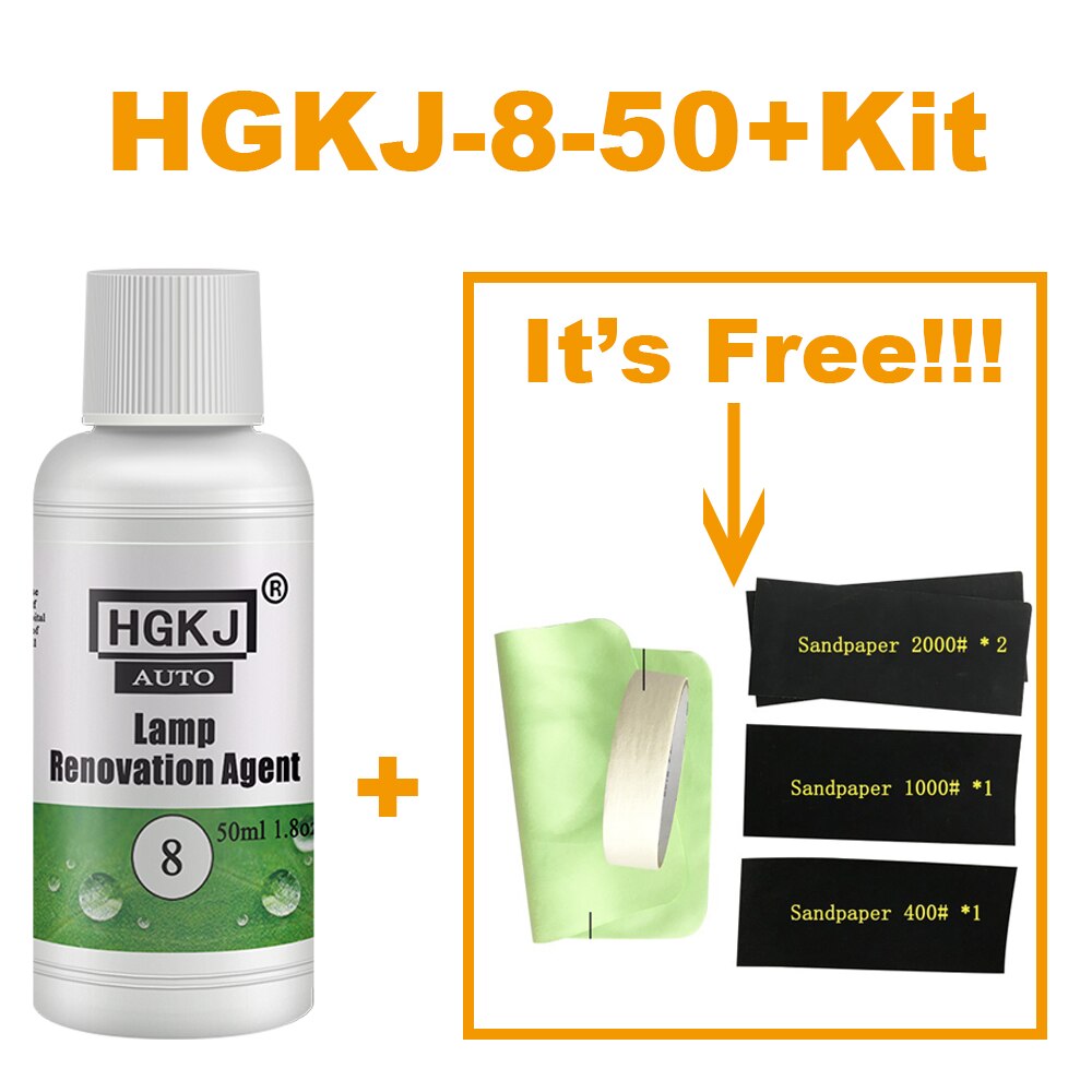 Lamp Renovation Agent | Headlight Polish Restoration Kit
