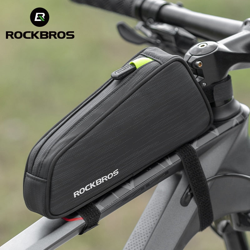 ROCKBROS Waterproof Cycling Front Tube Bag | 1.1L Capacity
