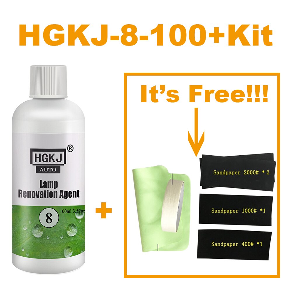 Lamp Renovation Agent | Headlight Polish Restoration Kit
