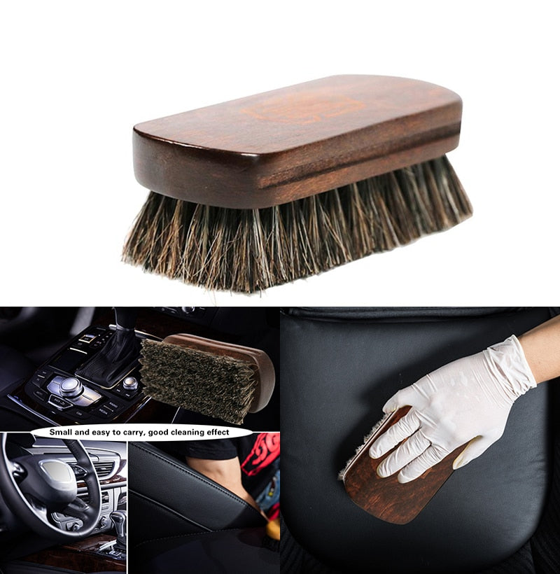 Leather Cleaning Brush | Soft Brush for Gentle Care