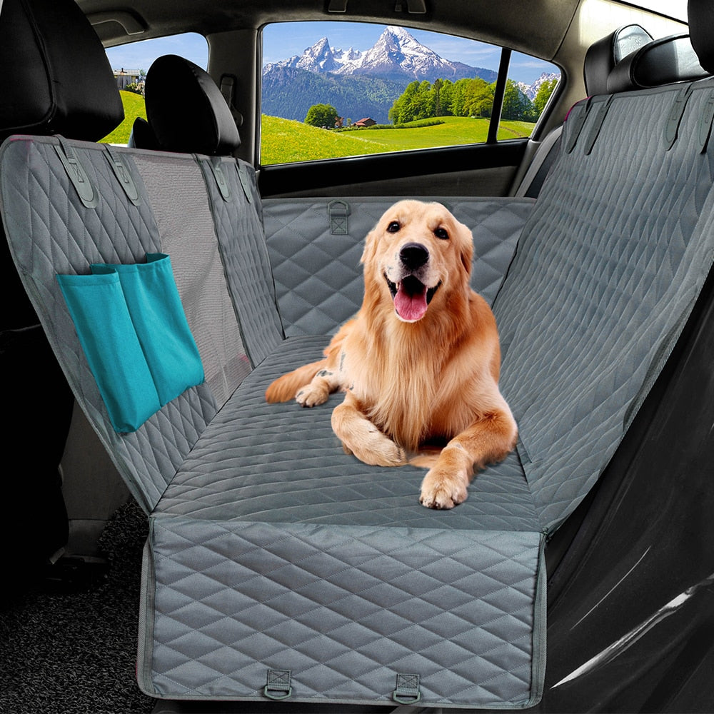 Waterproof Pet Car Seat Cover | Dog Car Hammock for Travel