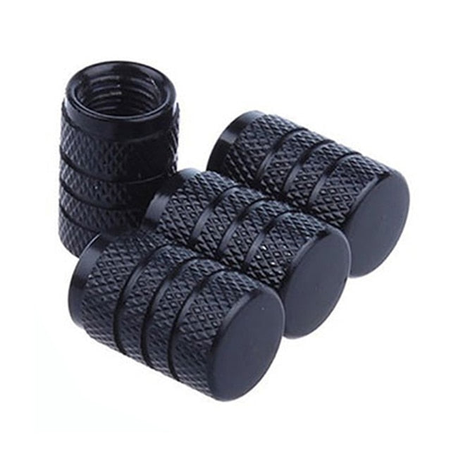 4 Pcs Bling Crown Crystal Metal Tire Valve Dust Caps