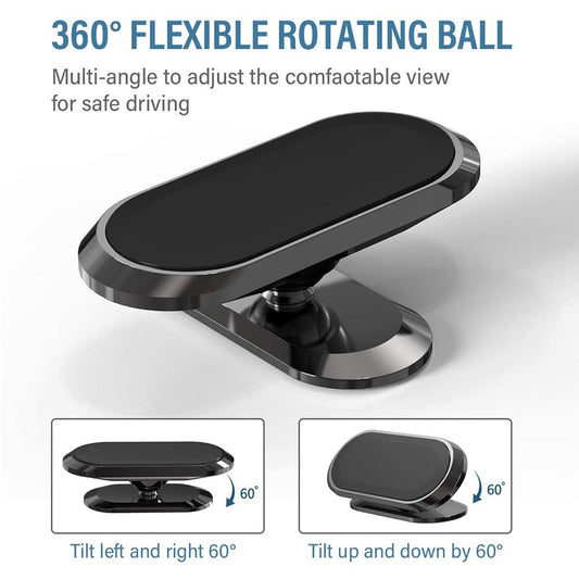 UNIVERSAL Magnetic Car Phone Holder With 360° Rotation Universal Magnet Mobile Phone Mount Dashboard Cradle