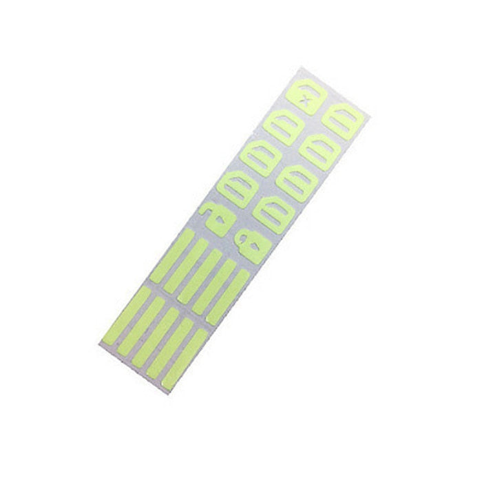 Luminous Car Window Control Stickers | Glow in the Dark Accessories