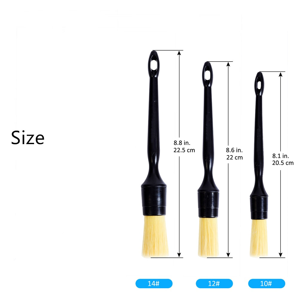 Ultra Soft Car Detailing Brush – Boar's Hair Bristles