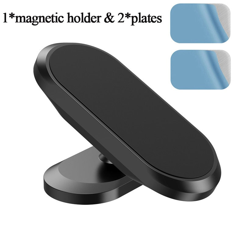 Universal Magnetic Car Phone Holder | 360° Rotation Dashboard Mount