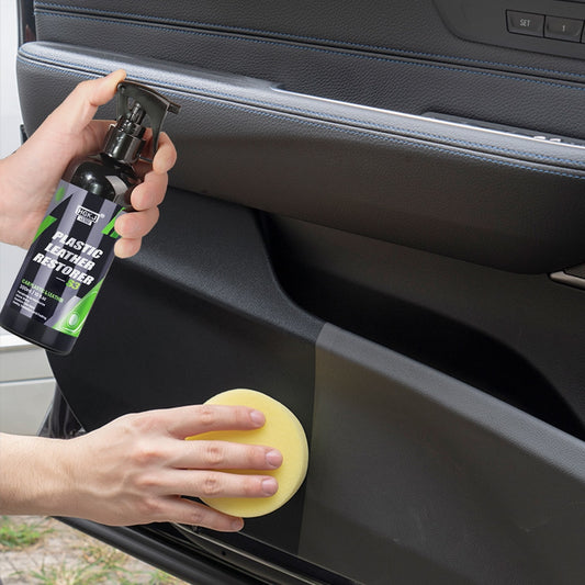 Leather & Plastic Refurbishing Coating Spray // Dashboard Cleaner and Car interior Cleaner