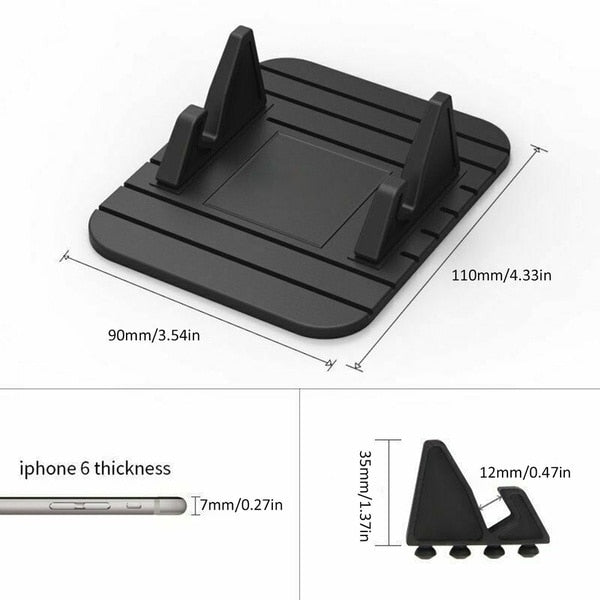 Anti-Slip Silicone Dashboard Phone Mount