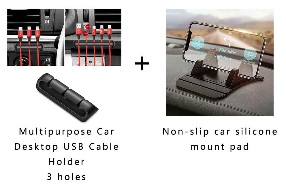 Anti-Slip Silicone Dashboard Phone Mount