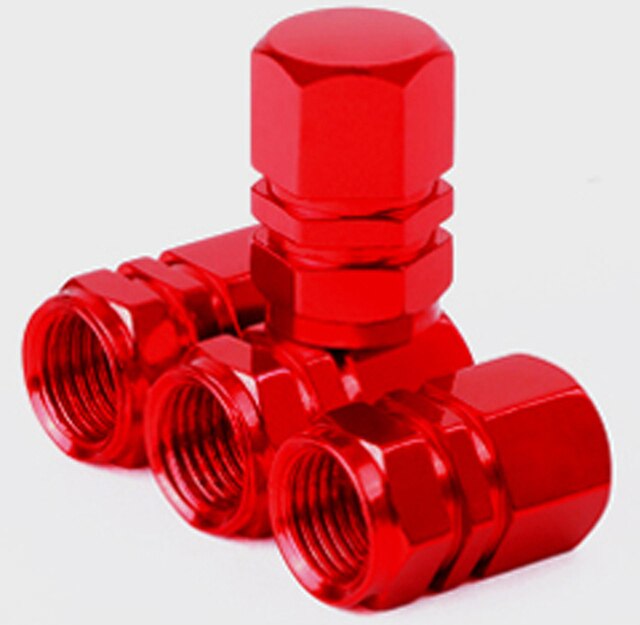 4 Pcs Bling Crown Crystal Metal Tire Valve Dust Caps