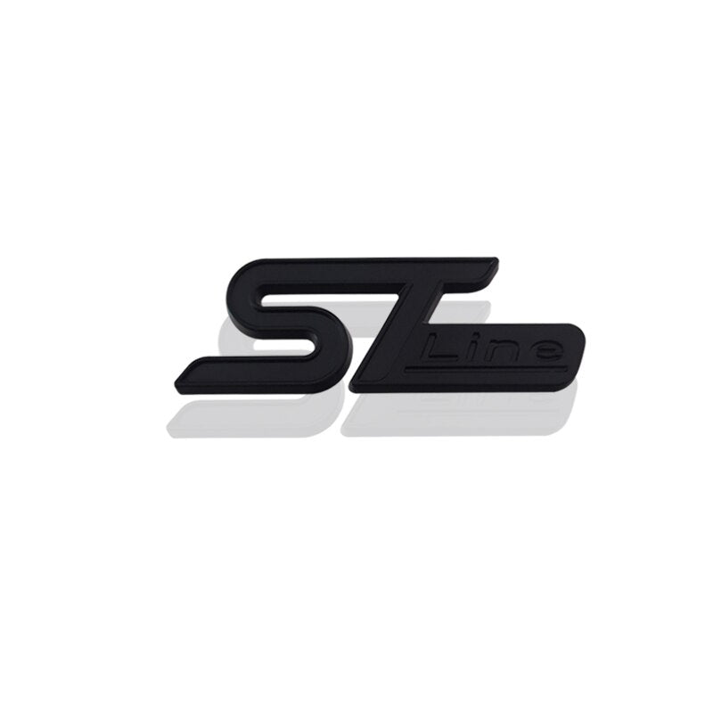 D ST Line Grille Emblem | Rear Trunk Car Badge
