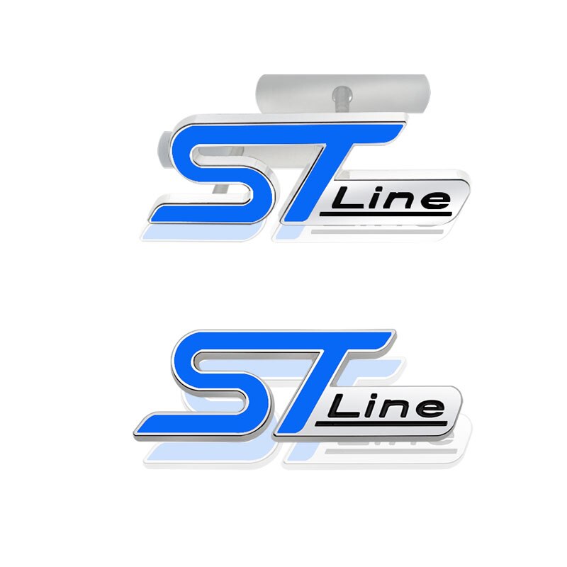 D ST Line Grille Emblem | Rear Trunk Car Badge